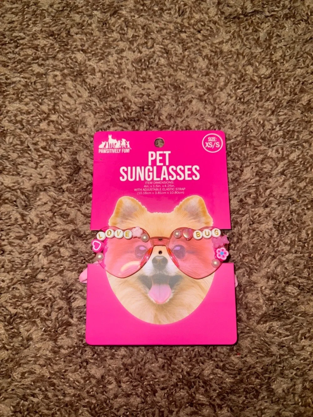 Five Below Lovebug Pet Sunglasses XS/S